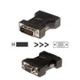 Ewent Adaptador DVI-I Macho a VGA Hembra EC1250 para Conectar Portátil con Puerto DVI a Monitor VGA, 24+5 Pines, Negro