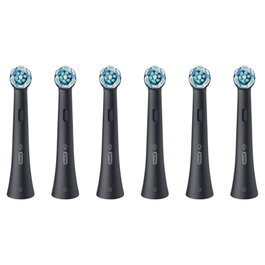 Oral-B Cabezales de Repuesto iO Ultimate Cleaning, 6 Unidades, Negro