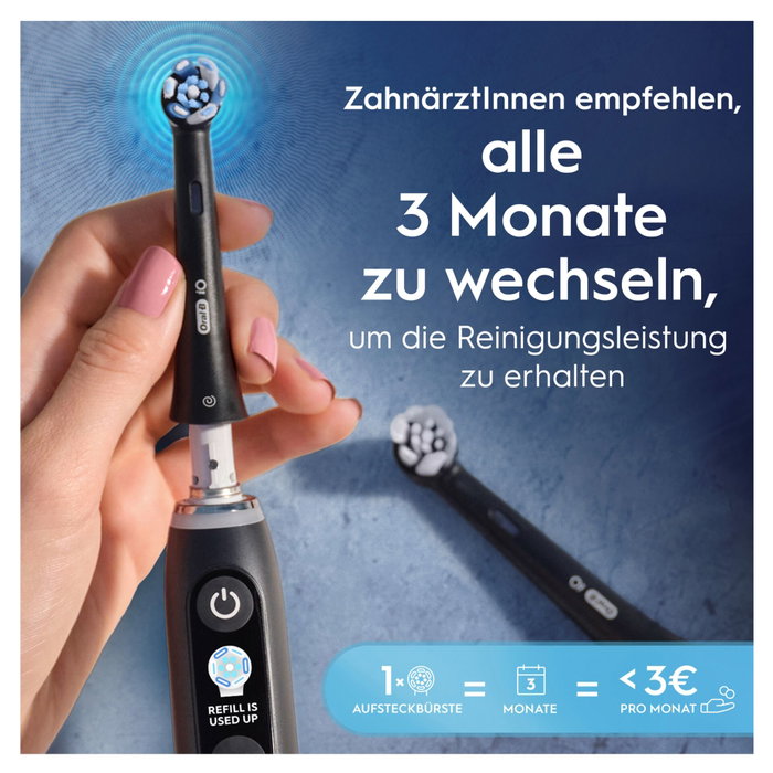 Oral-B Cabezales de Repuesto iO Ultimate Cleaning, 6 Unidades, Negro Oral-B Cabezales de Repuesto iO Ultimate Cleaning, 6 Unidades, Negro