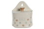 DKD Home Decor Salero de Gres Topitos Beige