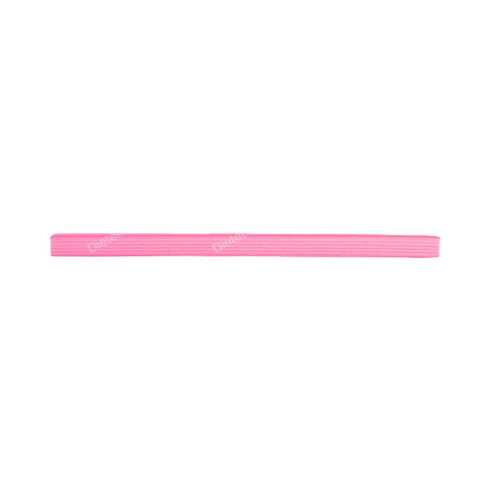 Bifull Papibody Rulos Cuadrados Flexibles Rosa 24*1.3cm 10 Unidades