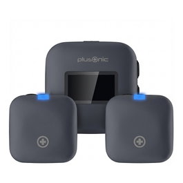 Plusonic Wireless Mikrofone Kit PS-TDS8 con USB Type C, Lightning y 3,5mm Klinke