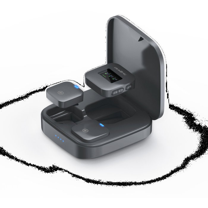 Plusonic Wireless Mikrofone Kit PS-TDS8 con USB Type C, Lightning y 3,5mm Klinke Plusonic Wireless Mikrofone Kit PS-TDS8 con USB Type C, Lightning y 3,5mm Klinke