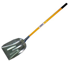 SIFER Pala de Aluminio con Mango Largo de Metal 120 cm
