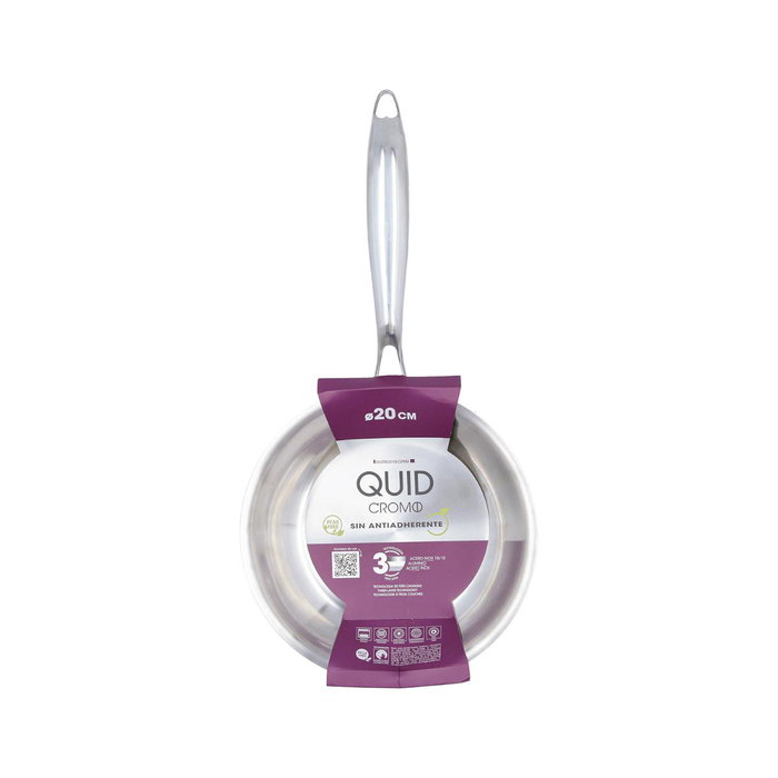 Quid Sartén de Acero Inoxidable Cromo 20 cm Quid Sartén de Acero Inoxidable Cromo 20 cm