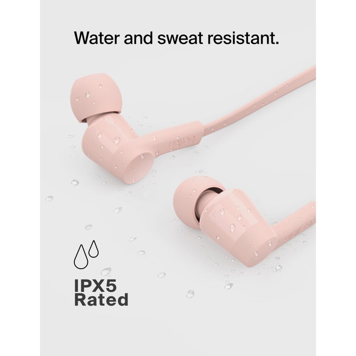 Belkin Rockstar In-Ear USB-C Rosa G3H0002HQPKV2 Belkin Rockstar In-Ear USB-C Rosa G3H0002HQPKV2