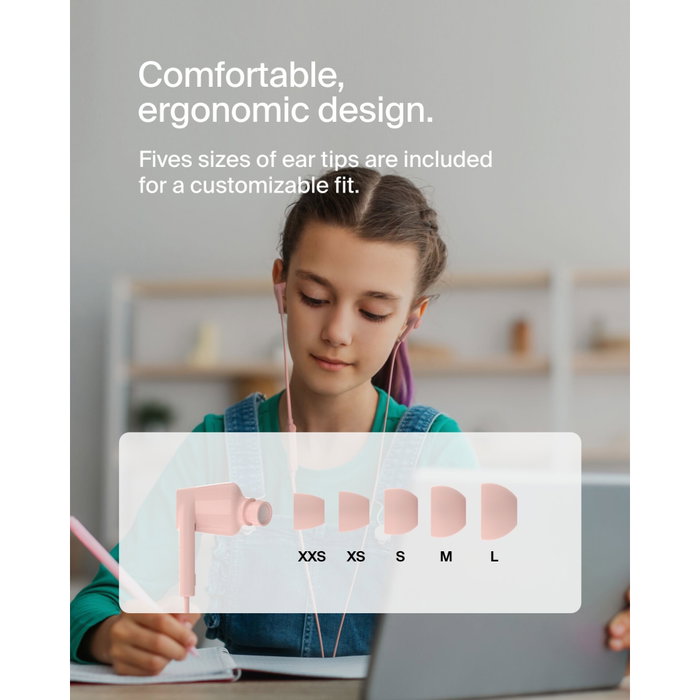 Belkin Rockstar In-Ear USB-C Rosa G3H0002HQPKV2 Belkin Rockstar In-Ear USB-C Rosa G3H0002HQPKV2
