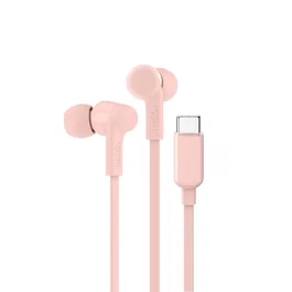 Belkin G3H0002HQPKV2 Auriculares USB-C Rosa con Micrófono Integrado y Resistencia IPX5