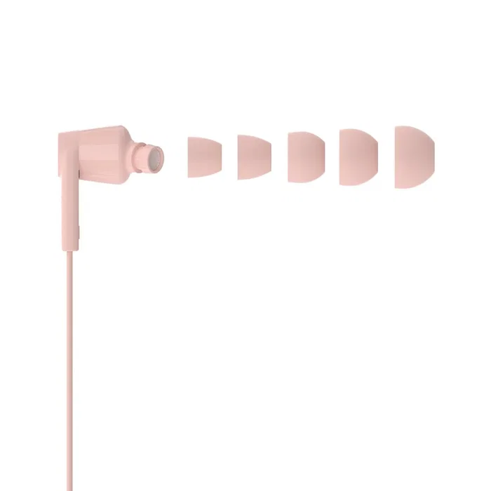 Belkin G3H0002HQPKV2 Auriculares USB-C Rosa con Micrófono Integrado y Resistencia IPX5