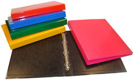 Carpeta De Anillas Saro Carton Forrado Fº 4 An.25Mm 7 Col.Surt. (Set de 5)