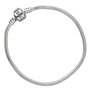 THE CARAT SHOP Pulsera Plateada Harry Potter Talla 17 CM