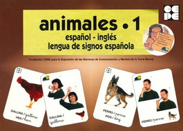 Animales 1 Español Inglés Lengua de Signos Española, VV.AA. - CEPE