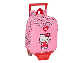 Mochila Escolar Hello Kitty Rosa 22 x 27 x 10 cm