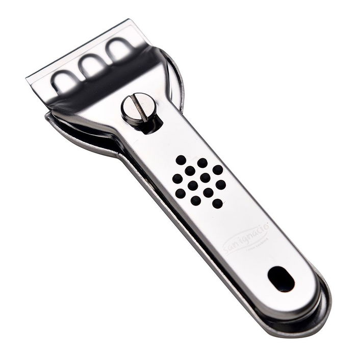 San Ignacio - Rascador para vitrocerámica de acero inoxidable con 3 cuchillas, 13.4 x 4.5 cm