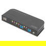 Digitus Conmutador KVM 2x1 HDMI, USB, 4K Ultra HD 4096x2160 a 60Hz, Negro, Incluye Control Remoto y Adaptador
