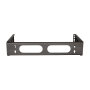 LogiLink Soporte de pared de 19'' 2 U, negro