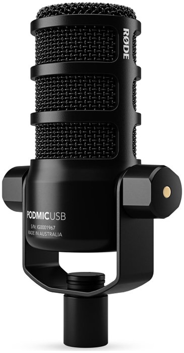 Rode PodMic USB Micrófono Dinámico Negro con Conectividad USB y XLR
