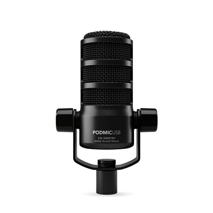 Rode PodMic USB Micrófono Dinámico Negro con Conectividad USB y XLR