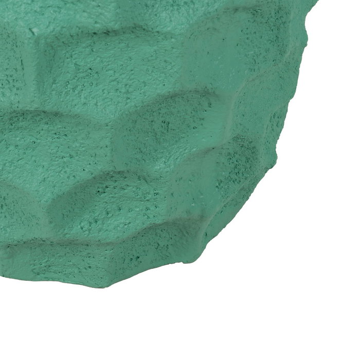 Macetero Turquesa Resina Decoración 49 X 49 X 49 cm