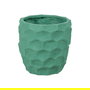 Macetero Turquesa Resina Decoración 49 X 49 X 49 cm