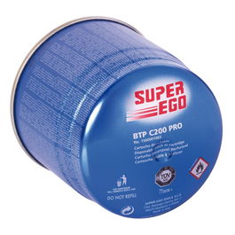 Super Ego Cartucho C200 con Sistema de Seguridad 1500001065 Propano Butano Desechable 1925°C