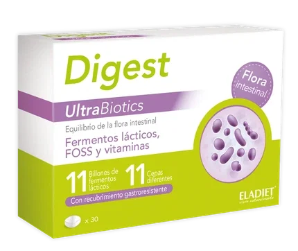 ELADIET DIGEST ultrabiotic 30 comprimidos
