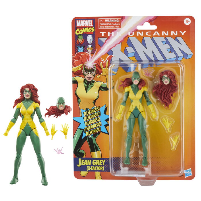 Hasbro Figura Jean Grey X-Factor The Uncanny X-Men Marvel 15cm Articulada con Accesorios