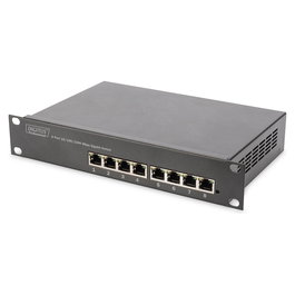 Digitus Switch 8 Puertos Gigabit No Gestionado Montaje Rack Negro