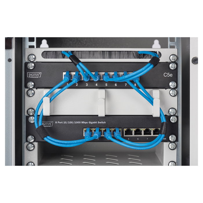 Digitus Switch 8 Puertos Gigabit No Gestionado Montaje Rack Negro Digitus Switch 8 Puertos Gigabit No Gestionado Montaje Rack Negro