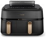 Philips NA552/00 5000 Series Dual Steam Airfryer, 9 L, Negro