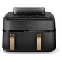 Philips Airfryer 5000 Series NA552/00 Dual Basket 9 L Negro y Dorado