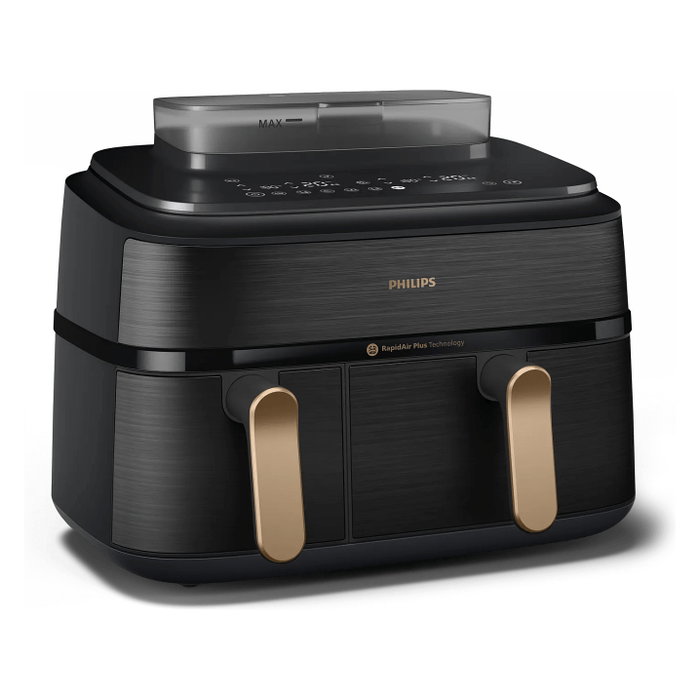 Philips Airfryer 5000 Series NA552/00 Dual Basket 9 L Negro y Dorado