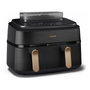 Philips Airfryer 5000 Series NA552/00 Dual Basket 9 L Negro y Dorado