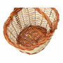 Basics Cesta de caña 30x22x15 cm con asa de 23 cm