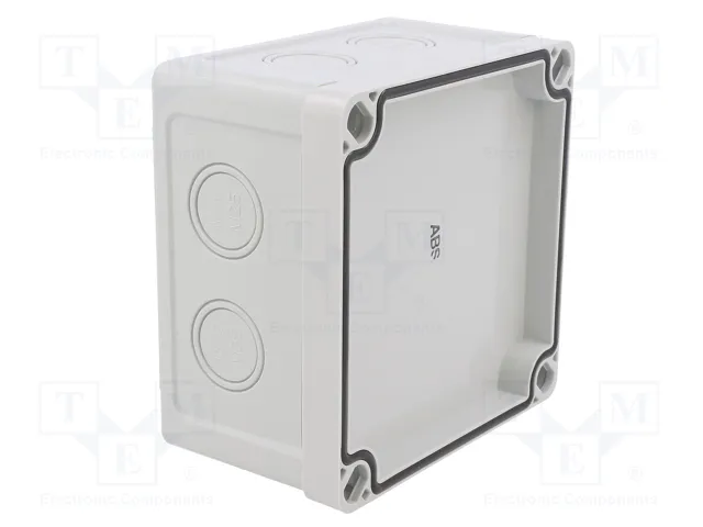 FIBOX Caja de conexiones gris de 110x110x65mm FIBOX Caja de conexiones gris de 110x110x65mm