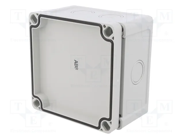FIBOX Caja de conexiones gris de 110x110x65mm FIBOX Caja de conexiones gris de 110x110x65mm