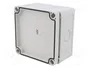 FIBOX Caja de conexiones gris de 110x110x65mm