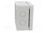 FIBOX Caja de conexiones gris de 110x110x65mm
