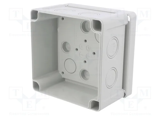 FIBOX Caja de conexiones gris de 110x110x65mm FIBOX Caja de conexiones gris de 110x110x65mm