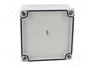 FIBOX Caja de conexiones gris de 110x110x65mm