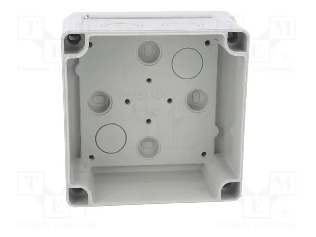 FIBOX Caja de conexiones gris de 110x110x65mm FIBOX Caja de conexiones gris de 110x110x65mm