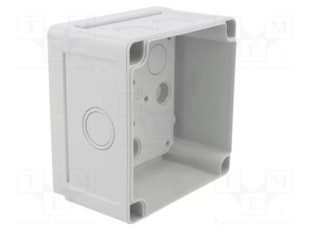 FIBOX Caja de conexiones gris de 110x110x65mm FIBOX Caja de conexiones gris de 110x110x65mm
