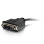 C2G 41352 Adaptador HDMI a DVI-D, Convertidor de Video HDMI Macho a DVI-D Hembra, Cable de 0.203 m, Resolución Hasta 1920x1200, Negro