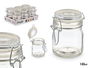 Vivalto Tarro Cristal Redondo Hermético 150 ml 9 x 9.5 x 6.5 cm (Set de 24)