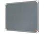 Nobo Tablero de anuncios Premium Plus Ecolabel fieltro gris, marco aluminio 600x450 mm