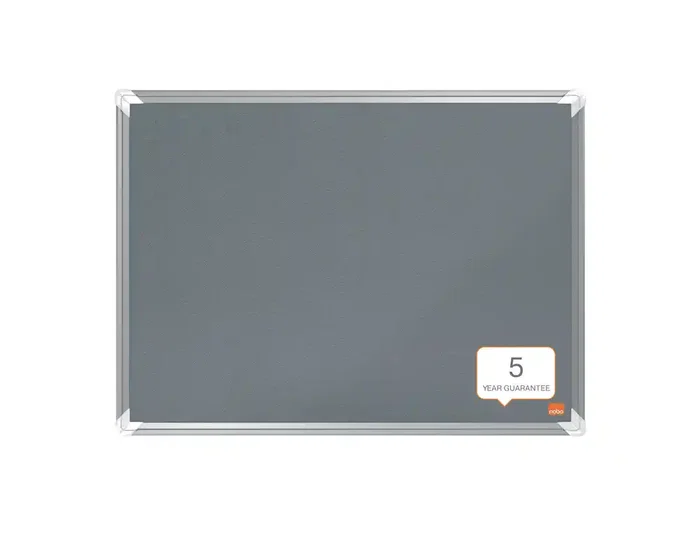 Nobo Tablero de anuncios Premium Plus Ecolabel fieltro gris, marco aluminio 600x450 mm Nobo Tablero de anuncios Premium Plus Ecolabel fieltro gris, marco aluminio 600x450 mm