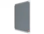Nobo Tablero de anuncios Premium Plus Ecolabel fieltro gris, marco aluminio 600x450 mm