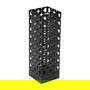 Paragüero Cuadrados Metal Hierro (15,5 x 49 x 15,5 cm) Negro
