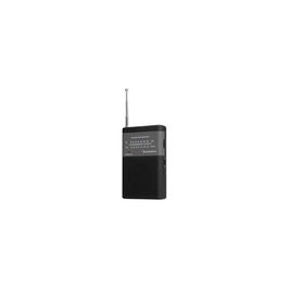 SUNSTECH RPS42BLISBK Radio de Bolsillo Analógica AM/FM con Altavoz y Antena Telescópica