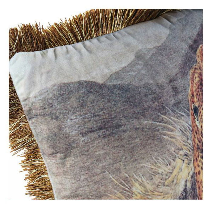 DKD Home Decor Surtido de 2 Cojines Salvaje 60x40 cm Poliéster